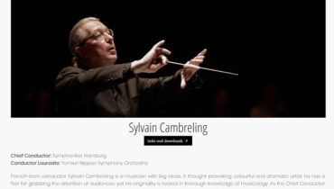 シルヴァン・カンブルランがハンブルク交響楽団との契約を延長